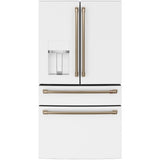 Cafe 36 Inch Wide 22.3 Cu. Ft. Smart Counter-Depth 4-Door French-Door Refrigerator