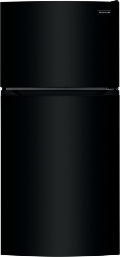 Frigidaire 28 Inch Top Freezer Refrigerator with 13.9 Cu. Ft. Capacity, Adjustable Glass Shelves, Humidity-Controlled Crispers, Half-width Deli Drawer, LED Lighting, EvenTemp® Cooling System, ADA Compliant, and ENERGY STAR Certified: Black